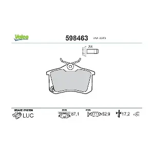 VALEO 598463