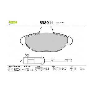 VALEO 598011