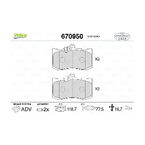 VALEO 670950