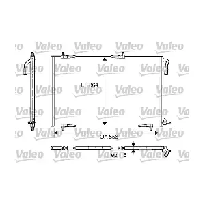 VALEO 818000 Конденсатор, кондиционер