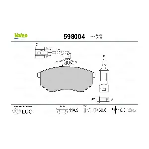 VALEO 598004