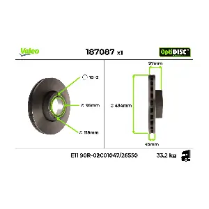 187 087 VALEO