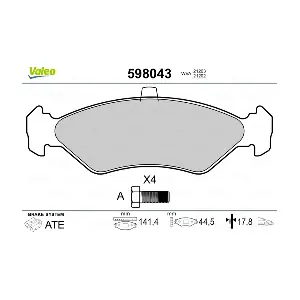 VALEO 598043