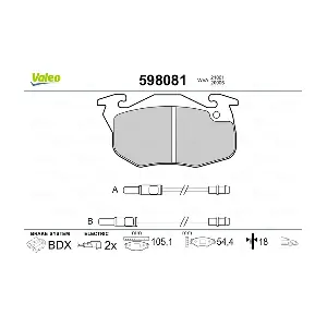 VALEO 598081