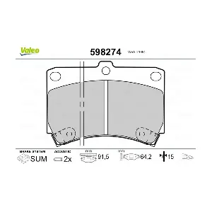 VALEO 598274