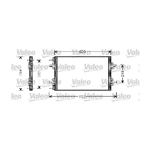VALEO 818027 Конденсатор, система кондиціонування повітря