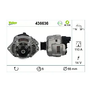 VALEO 436636 Генератор