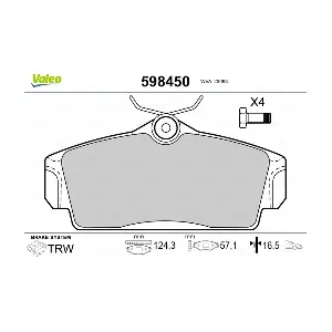 VALEO 598450