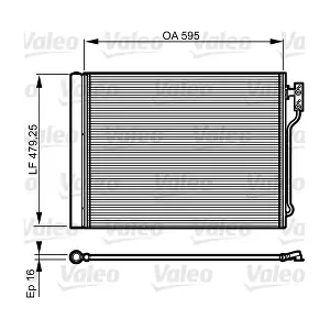 VALEO 814192 Конденсатор, система кондиціонування повітря
