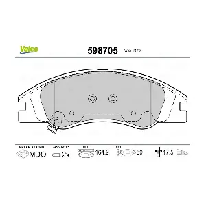 VALEO 598705