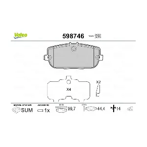 VALEO 598746