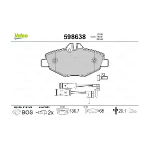VALEO 598638