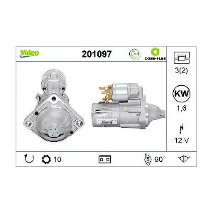 VALEO 201097 Стартер