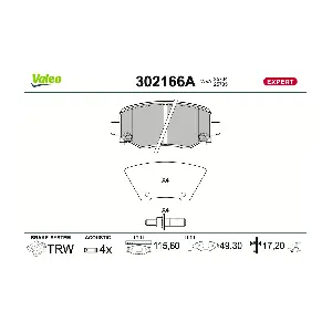 VALEO 302166A