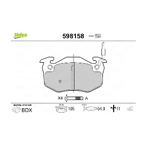 VALEO 598158