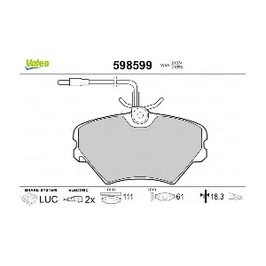 VALEO 598599