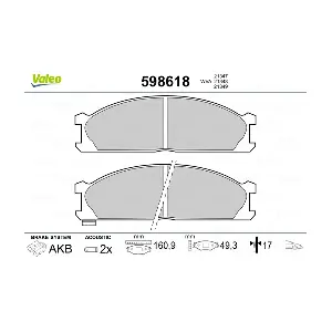 VALEO 598618