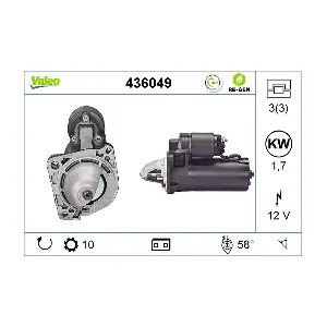 VALEO 436049 Стартер