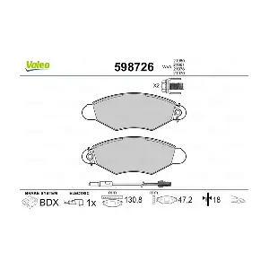 VALEO 598726
