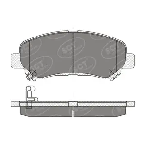 SCT - MANNOL LP2031 Комплект гальмівних накладок дискового стоянкового гальма