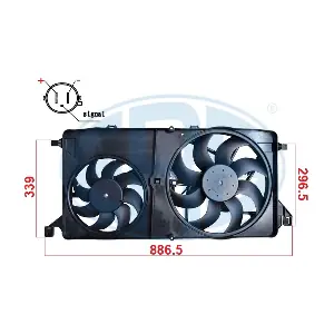 ERA 352136 Вентилятор, система охолодження двигуна
