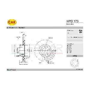 CAR HPD 173
