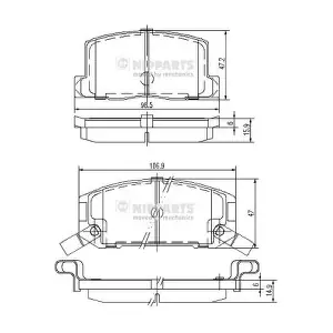 NIPPARTS J3612004