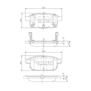 NIPPARTS N3618002