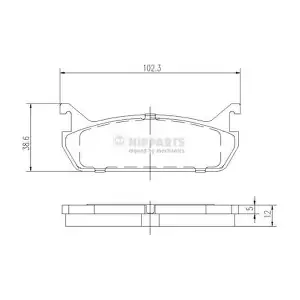 NIPPARTS J3616001