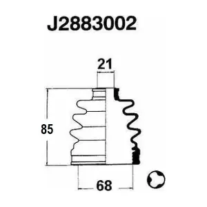 NIPPARTS J2883002