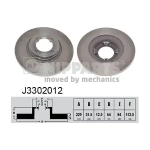 NIPPARTS J3302012