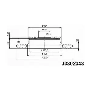 NIPPARTS J3302043