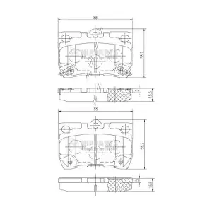 NIPPARTS N3612041
