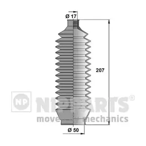 NIPPARTS J2845008 Комплект гофрованих кожухів, механізм рульового керування