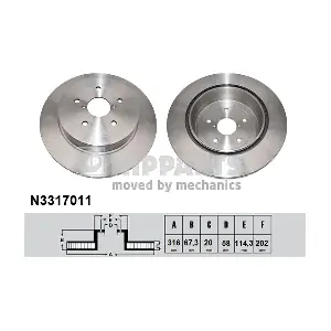 NIPPARTS N3317011