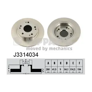 NIPPARTS J3314034