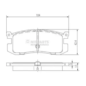 NIPPARTS J3613006