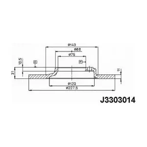 NIPPARTS J3303014