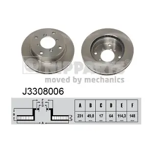 NIPPARTS J3308006