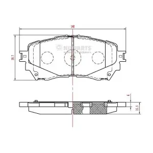 NIPPARTS N3603074