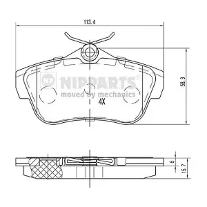 NIPPARTS N3612050