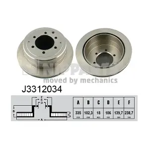 NIPPARTS J3312034