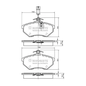 NIPPARTS N3600800