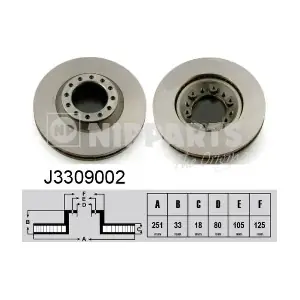 NIPPARTS J3309002