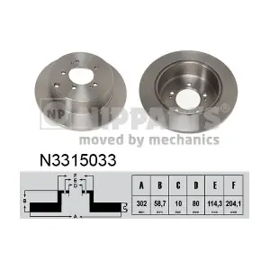 NIPPARTS N3315033