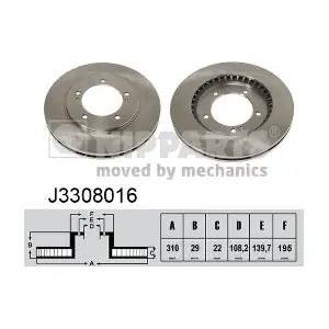 NIPPARTS J3308016