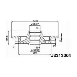 NIPPARTS J3313004