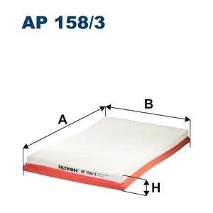FILTRON AP 158/3 Повітряний фільтр