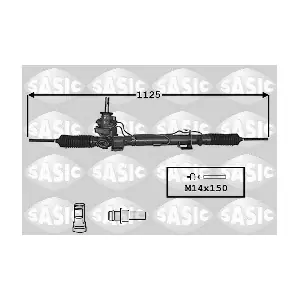 SASIC 7174020 Рульовий механізм