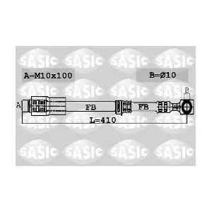 SASIC 6606044 Гальмівний шланг